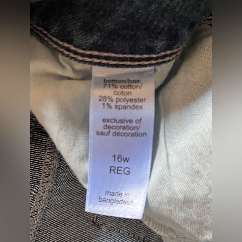 Maurice’s slim boot Denim Flex mid-rise blue jeans 16W regular length NWT - Picture 8 of 8